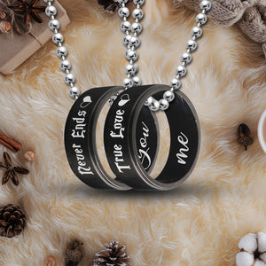 Couple Pendant Necklaces - To My Girlfriend - All I Want For Christmas Is You - Ukgnw13003 - Love My Soulmate