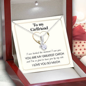 Alluring Beauty Necklace - Fishing - To My Girlfriend - I Love You So Much - Uksnb13007