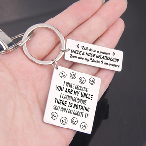 Calendar Keychain - Family - To My Uncle - From Niece - I Smile Because You Are My Uncle - Ukgkr29006
