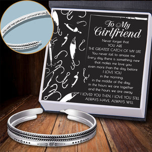 Fish Bone Bangles Set - Fishing - To My Girlfriend - You Are The Greatest Catch Of My Life - Ukgnne13003