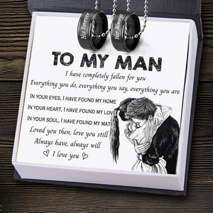 Couple Pendant Necklaces - Family - To My Man - I Have Found My Love - Ukgnw26024