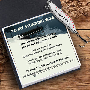 Personalised Fishing Spoon Lure - Fishing - To My Wife - You Are Still My Greatest Catch - Ukgfaa15001