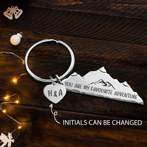 Personalised Mountain Keychain - Hiking - To My Soulmate - You Are My Best Friend, My Soulmate, My Everything - Ukgkzv13003