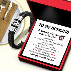 Leather Bracelet - Cooking - To My Husband - I Belong To You - Ukgbzl14016