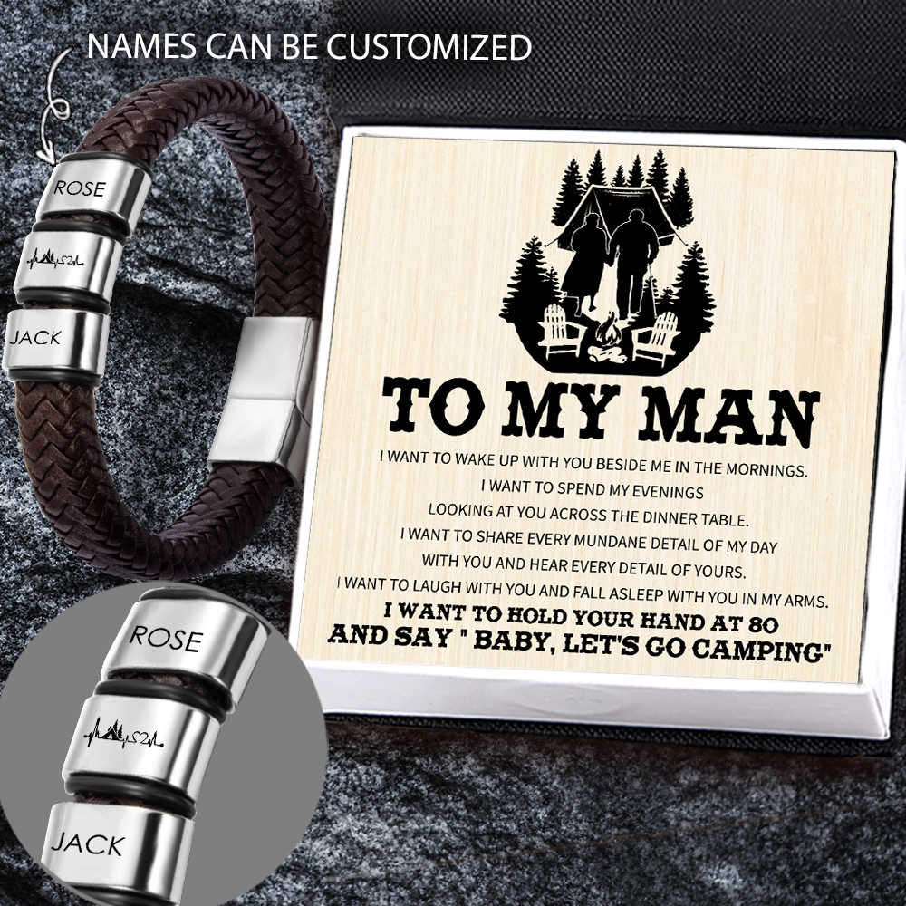 Personalised bracelet store for fathers day