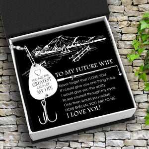Engraved Fishing Hook - To My Future Wife - I Love You - Ukgfa25001