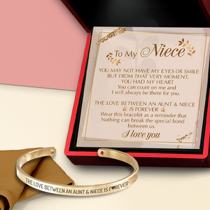 Niece Bracelet - Family - To My Niece - I Will Always Be There For You - Ukgbzf28001