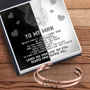 Couple Bracelets - Family - To My Man - Never Forget That I Love You - Ukgbt26009