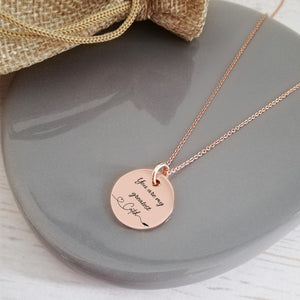 Round Necklace - Fishing - To My Beautiful Soulmate - I Love You More - Ukgnev15002