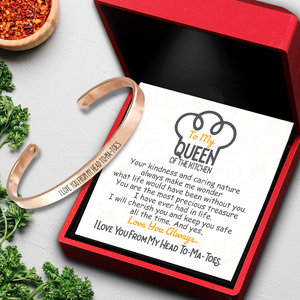 Cooking Bracelet - Cooking - To My Queen Of The Kitchen - I Love You From My Head To-ma-toes - Ukgbzf15003