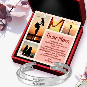 Couple Bracelets - Family - To My Mom - You Gave Me Roots And Wings - Ukgbt19021