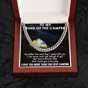 Cuban Link Chain - Camping - To My Man - I Love You More - Ukssb26003