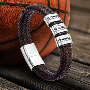 Leather Bracelet - Basketball - To My Son - I Love You - Ukgbzl16020