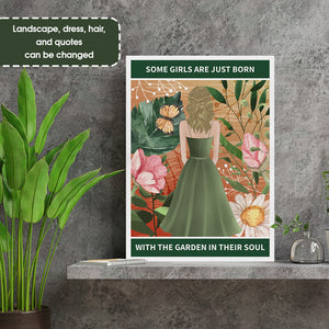 Personalised Matte Canvas - Garden - To Your Loved One - All I Need Is Time In A Garden - Uksjkc34011