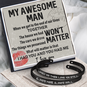 Couple Bracelets - Family - To My Man - I Had You And You Had Me - Ukgbt26015