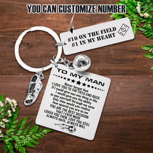 Personalised Football Calendar Keychain - Football - To My Man - In My Heart - Ukgkra26004