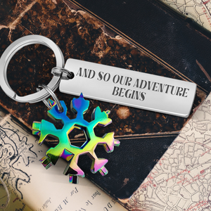 Multitool Keychain - Hiking - To My Future Wife - Thank You For Being My Best Hiking Partner - Ukgktb25001