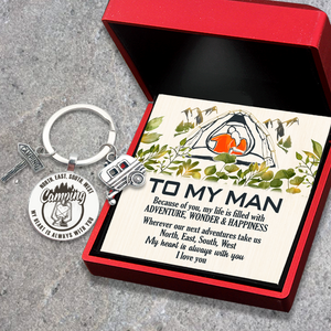 Camping Keychain - Camping - To My Man - My Heart Is Always With You - Ukgnqa26001