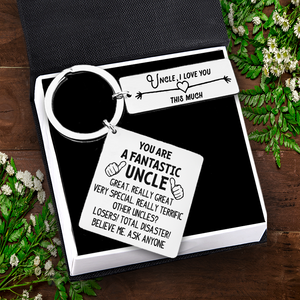 Calendar Keychain - Family - To My Uncle - You're A Fantastic Uncle - Ukgkr29011