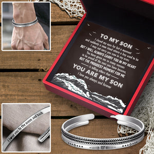 Fish Bone Bangles Set - Fishing - To My Son - I Will Always Carry You In My Heart - Ukgnne16001