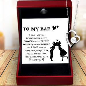 Heart Necklace - Family - To My Bae - Love Made Us Forever Together - Ukgnr13003