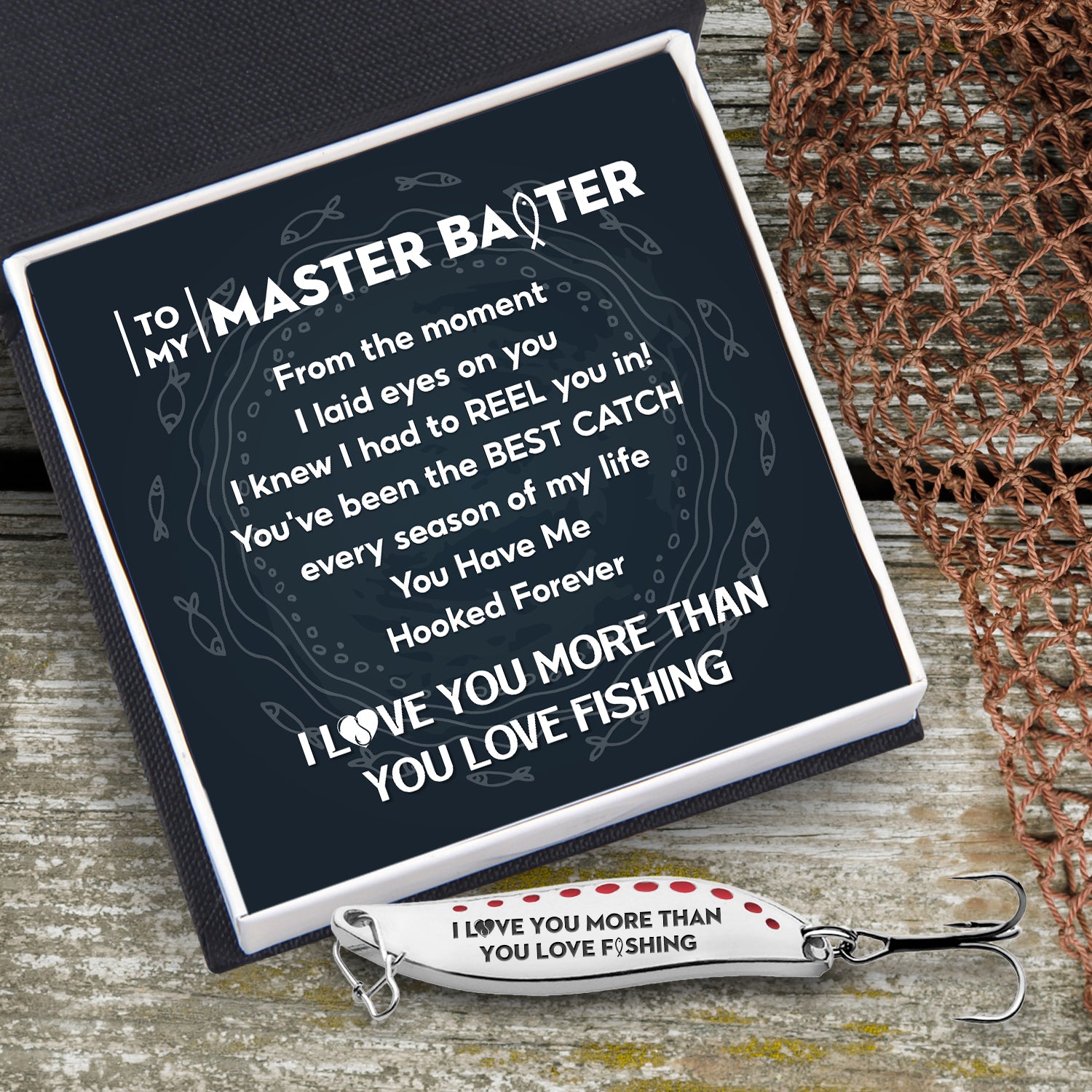 Personalized Fishing Hook - To My Man - The Greatest Catch Of My Life -  Gfa26002