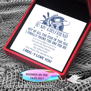 Personalized Sequin Fishing Bait - Fishing - To My Girlfriend - I Reel-y Love You - Ukgfab13003