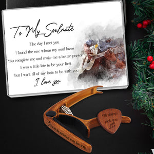 Guitar Capo & Pick Set - To My Soulmate - You Are The Perfect Key In My Love Song - Ukghj13002
