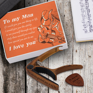 Guitar Capo & Pick Set - To My Man - How Special You Are To Me - Ukghj26001