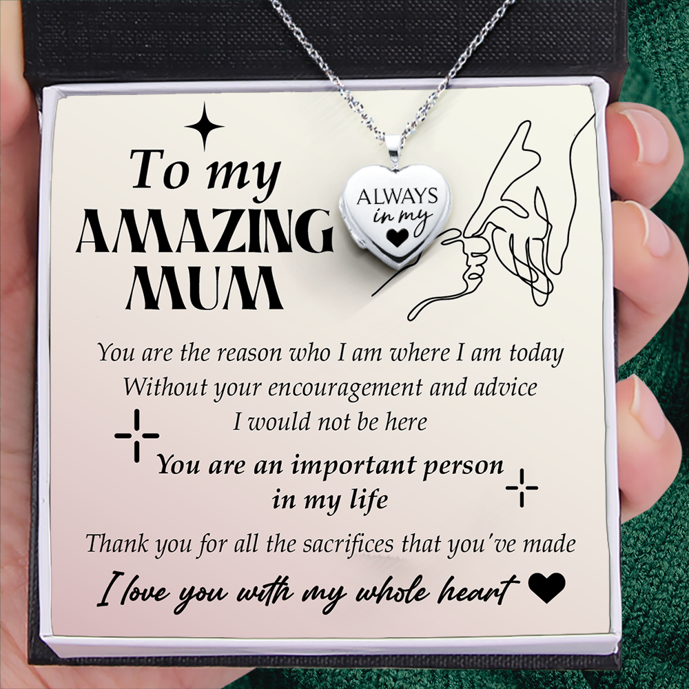 To My Mom - Never Giving Up - Forever Love Necklace – nuprintz