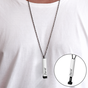 Personalised Hidden Message Necklace - Family - To My Man - How Special You Are To Me - Ukgnnj26002