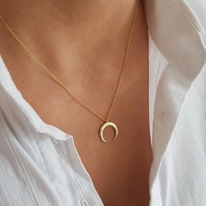 Charmy Moon Necklace - Family - To My Soulmate - Thank You For Trusting Me Through Distance - Ukgnns13001