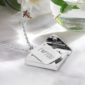 Love Letter Necklace - Family - To My Soulmate - I Love You - Ukgnny13005