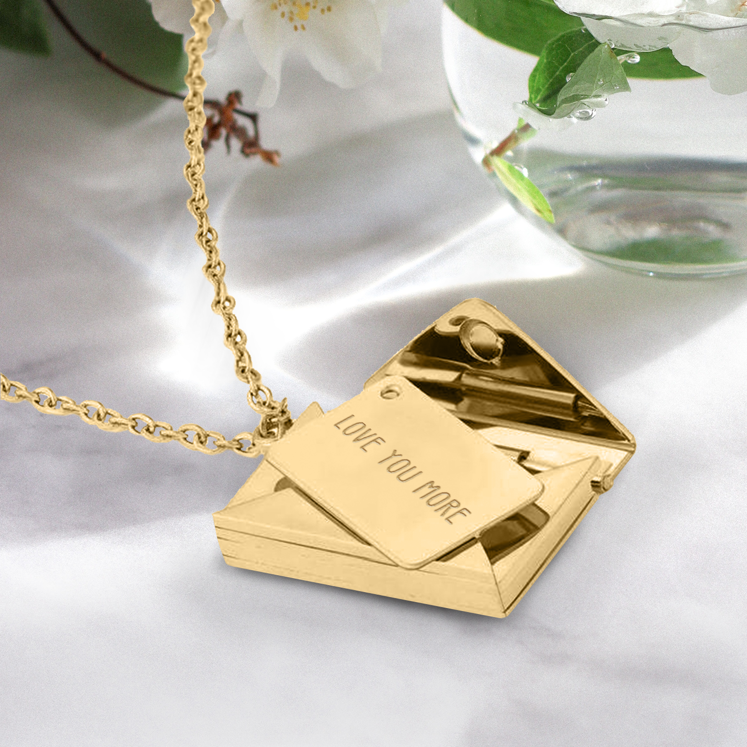 PERSONALIZED LOVE LETTER NECKLACE – Lovelyn Jewels