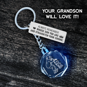 Led Light Keychain - Family - To My Grandson - I Know That You Will Be One Of The Most Beautiful Chapters - Ukgkwl22001