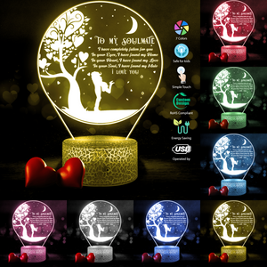 3D Led Light - Family - To My Soulmate - In Your Heart, I Have Found My Love - Ukglca13013