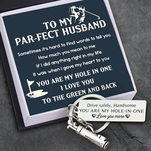 Golf Charm Keychain - Golf - To My Par-fect Husband - You Are My Hole In One - Ukgkzp14001