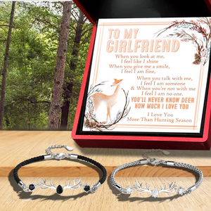 Hunting Couple Bracelets - Hunting - To My Girlfriend - I Love You More Than Hunting Season - Ukgbbl13002