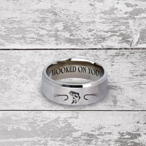 Fishing Ring - Fishing - To My Man - I'll Love You Till The End Of The Line - Ukgri26024