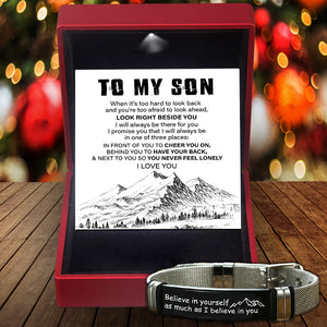 Fashion Bracelet - Travel - To My Son - Believe In Yourself As Much As I Believe In You - Ukgbe16001