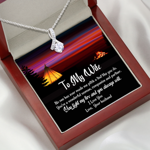 Alluring Beauty Necklace - Camping - To My Wife - I Love You - Uksnb15001