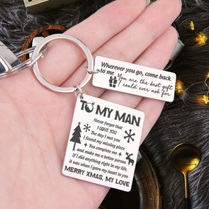 Calendar Keychain - Family - To My Man - Merry Xmas, My Love - Ukgkr26023