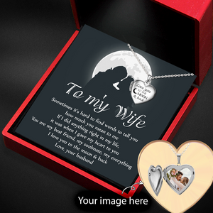 Heart Locket Necklace - Family - To My Wife - You Are My Everything - Ukgnzm15001