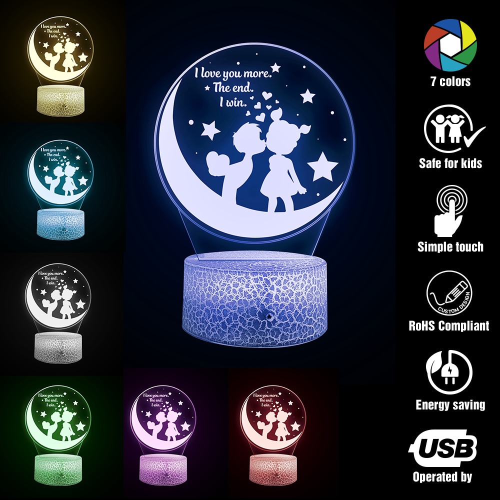 3D Led Light - Family - To My Soulmate - I Love You More - Ukglca13012