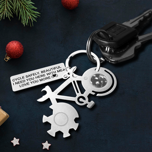 Bike Multitool Repair Keychain - Cycling - To My One And Only - You're My Favourite Cycopath - Ukgkzn13001