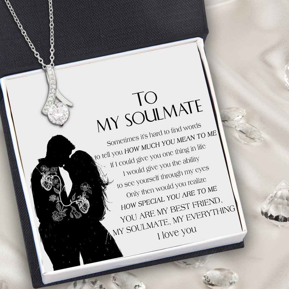 Alluring Beauty Necklace - Family - To My Soulmate - How Special You Are To Me - Ukgnga13003