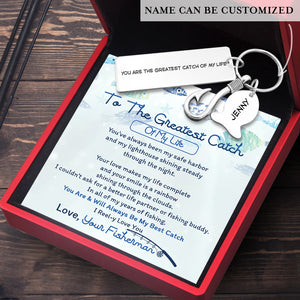 Personalised Fishing Hook Keychain - Fishing - To My Girlfriend - Your Love Makes My Life Complete - Ukgku13011