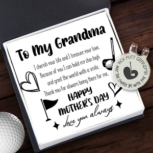 Golf Marker - Golf - To My Grandma - I Cherish Your Life And I Treasure Your Love - Ukgata21002