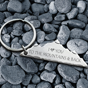 Mountain Keychain - Hiking - To My Boyfriend - Love You Forever - Ukgkzv12002