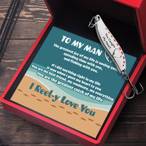 Fishing Spoon Lure - Fishing - To My Man - I Reel-y Love You - Ukgfaa26003